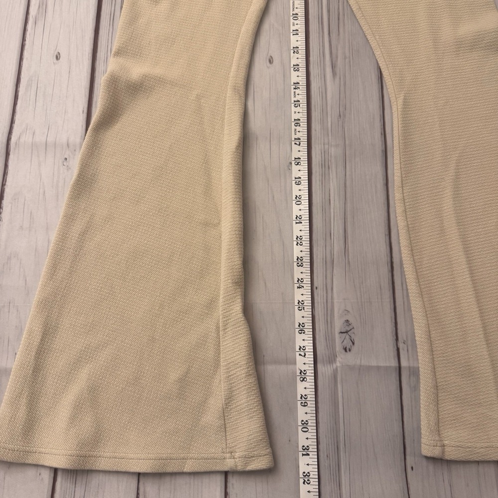 Offline Aerie Flare Leggings Womens Large Tan High Rise Stretch Women's - Picture 6 of 13